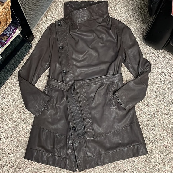 New all saints leather jacket - Picture 2 of 12